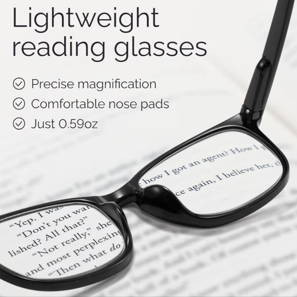 Reading Glasses for Women/Men, Eyeglasses, Blue Light Readers +5.0 - 5 Pack - Picture 2 of 6